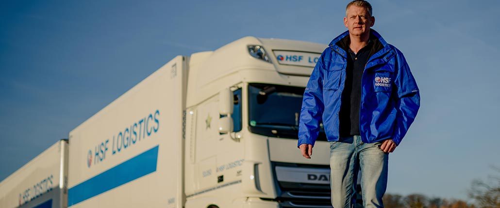 Ernst-Jan is vrachtwagenchauffeur bij HSF Logistics