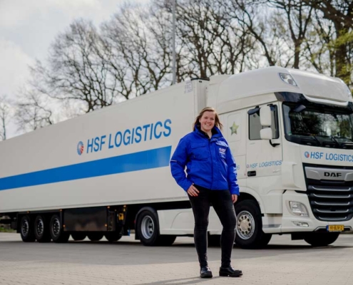 Lotte chauffeuse HSF Logistics Winterswijk